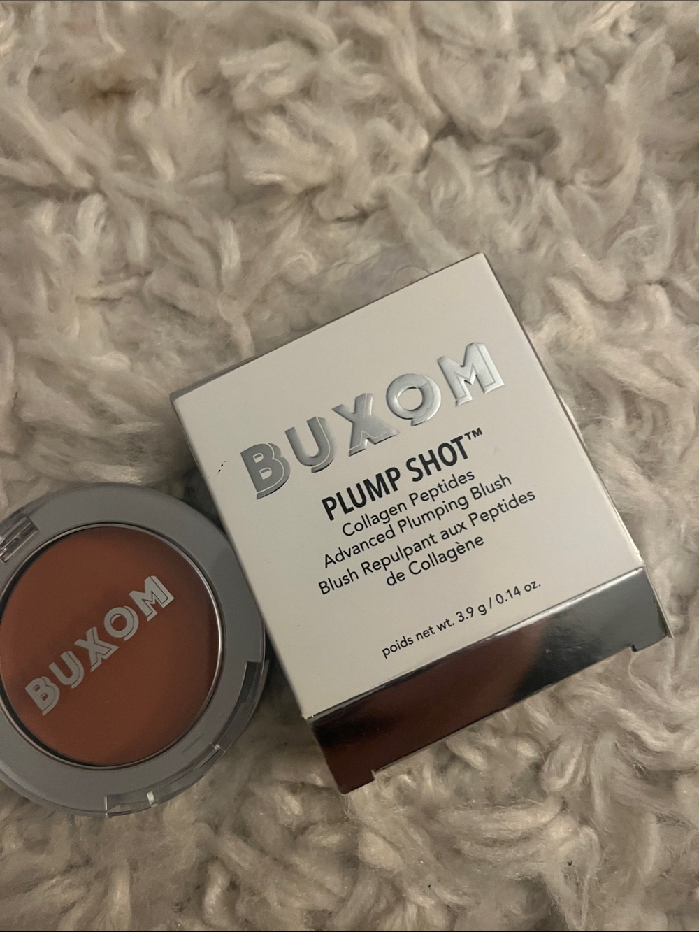 Buxom Plump Shot Advanced Plumping Blush - Blissful Buff - NEW